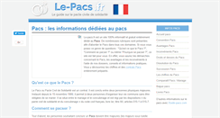 Desktop Screenshot of le-pacs.fr